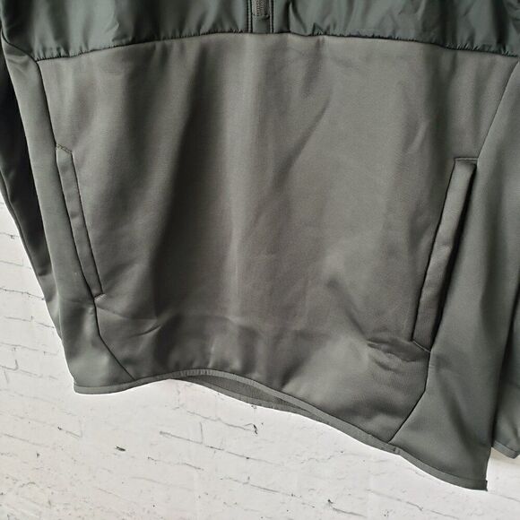 Under Armour Fleece 1/2 Zip Mens Size S Baroque Green Pullover Jacket NEW - Picture 5 of 10